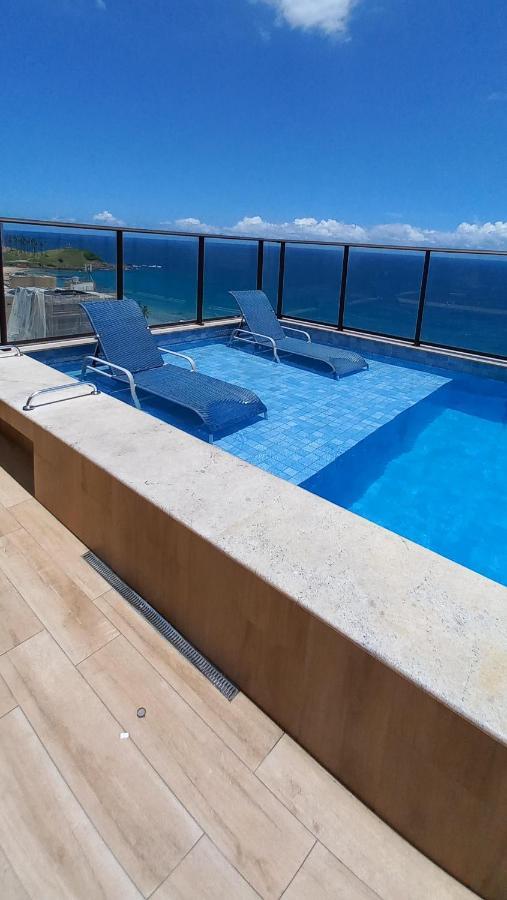 Loft Smart Farol Da Barra, Piscina Rooftop, Beira Mar No Farol Da Barra Salvador Exteriér fotografie