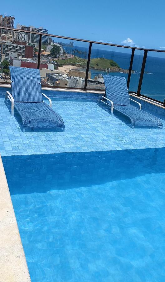 Loft Smart Farol Da Barra, Piscina Rooftop, Beira Mar No Farol Da Barra Salvador Exteriér fotografie